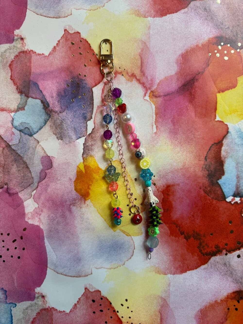 THE LIBRA RED MAGIC EYE BAG CHARM